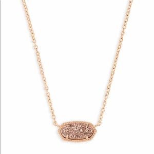 Kendra Scott Elisa RSG Drusy Necklace